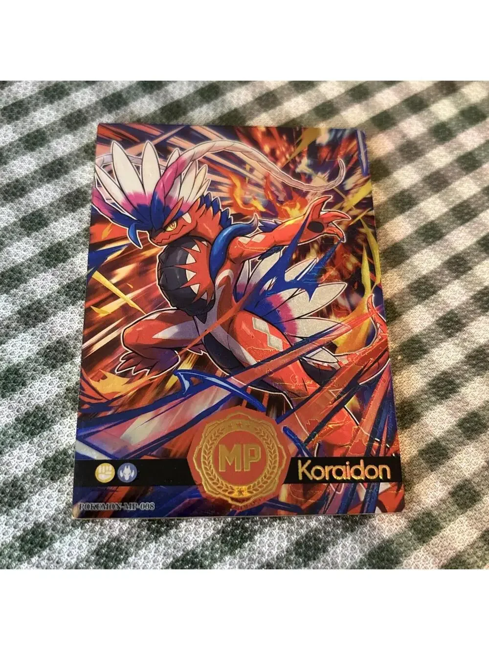 Pokemon Eif Origin 5.0 HIT - Koraidon MP-008 - Qi Yuan Chinese Non TCG
